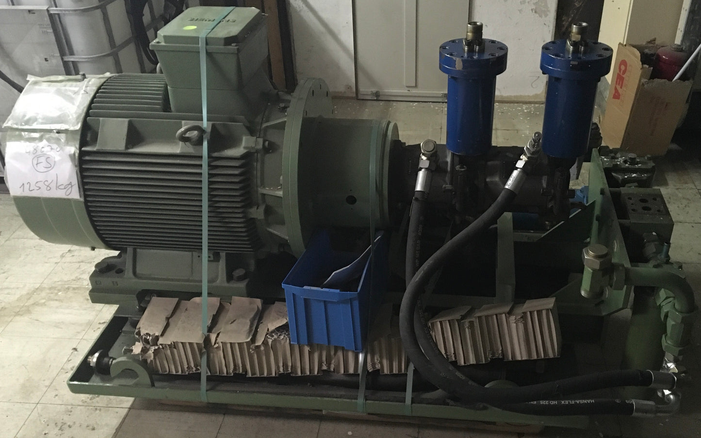 Hydraulikaggregat mit Elektromotor 90 KW